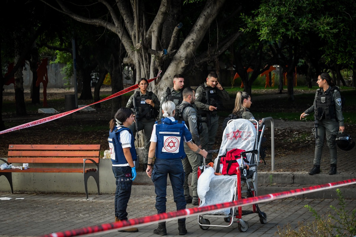 זירת הפיגוע בחולון, היום