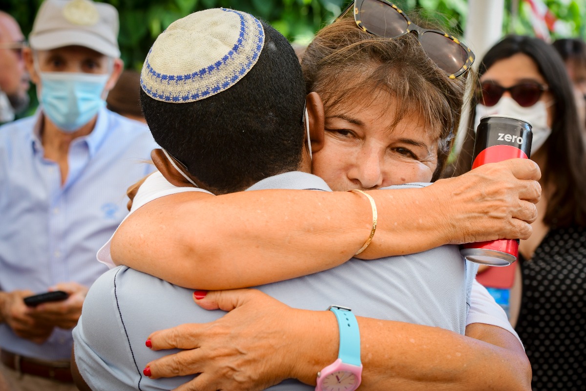 רינה מצליח ביום הזיכרון בשנה שעברה