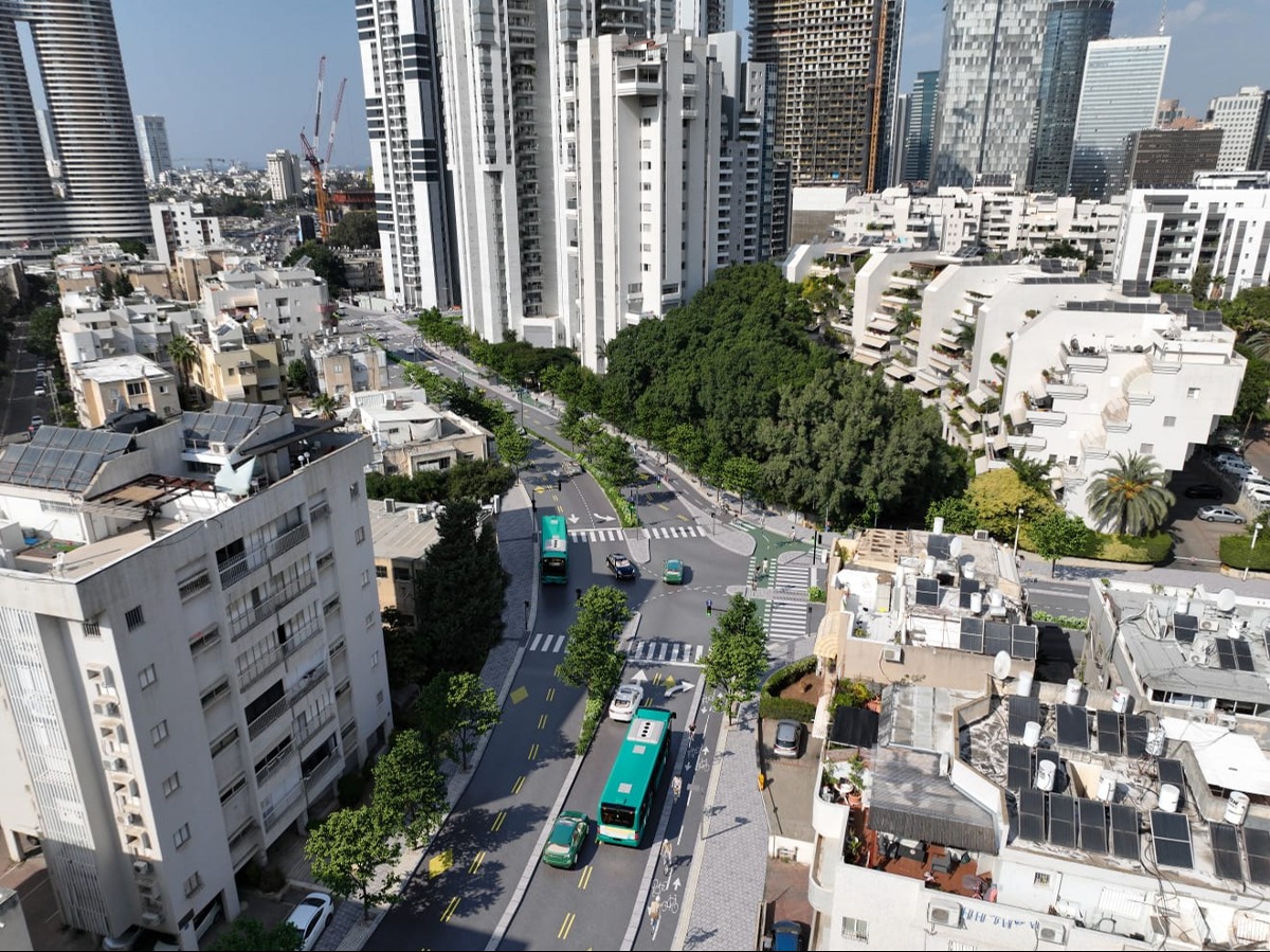 הדמיית הרחובות עליית נוער וערבי נחל עם סיום העבודות