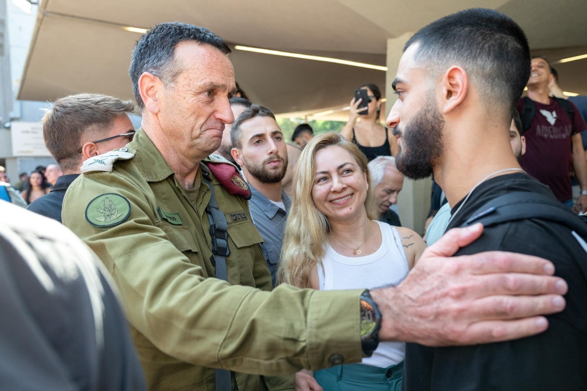 הרמטכ"ל עם המתגייסים החדשים | 